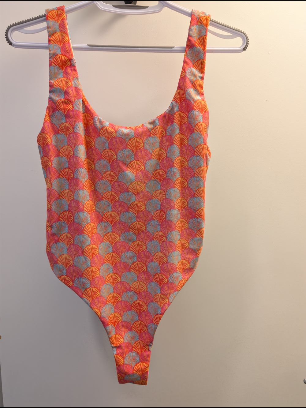 Moana Bikini Coral and Blue Shell-Print One-Piece